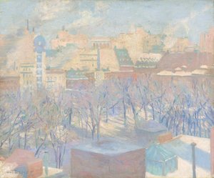 麦迪逊广场，雪，1904年