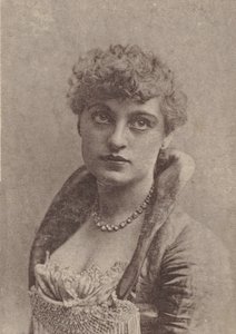 Charlotte Tittell，来自女演员系列N67，宣传Virginia Brights Cigarett...，约1888年。 作者 艾伦和金特