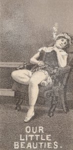 来自女演员系列N57，为Allen & Ginte宣传我们的小美女香烟...，1890年。