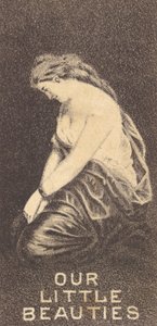 来自女演员系列N57，为Allen & Ginte宣传我们的小美女香烟...，1890年。 作者 艾伦和金特