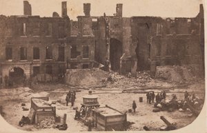 萨姆特堡的撤离，1861年4月，1861年4月。 作者 阿尔玛 A.佩洛特。