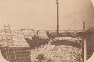 萨姆特堡的撤离，1861年4月，1861年4月。 作者 阿尔玛 A.佩洛特。