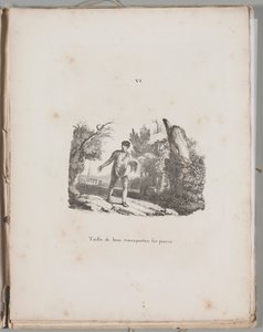 石版画的艺术木刻版画的转印，图版 VI