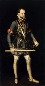 西班牙和葡萄牙国王腓力二世1527-1598年的肖像