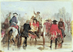 布拉多克斯撤退于1765年7月9日，1865年 作者 阿隆佐·查佩尔