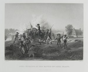 斯特灵勋爵在长岛战役中，1776年 作者 阿隆佐·查佩尔