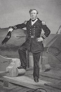 海军上将Andrew Hull Foote的肖像（1806-63）