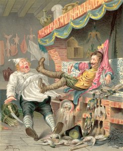 男爵蒙克豪森冒险（chromolitho） 作者 阿方斯·阿道夫·比哈德