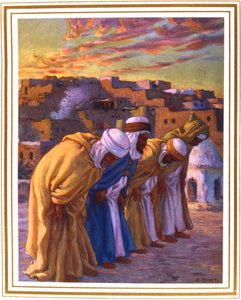 艾尔·雷卡（El Rekaa）或“倾心”（Linclination）倾心祈祷，1918年 作者 阿方斯·艾蒂安·迪内