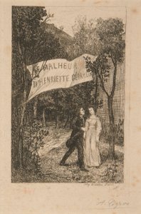 2 幅《马勒戈壁》插图 d 作者 阿方斯·莱格罗斯（Alphonse Legros）