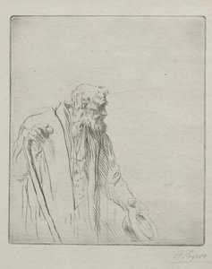 一个乞丐 作者 阿方斯·莱格罗斯（Alphonse Legros）