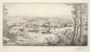 勃艮第的一个山谷勃艮第的一个山谷。 作者 阿方斯·莱格罗斯（Alphonse Legros）