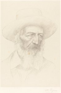 阿尔弗雷德，丁尼生勋爵。 作者 阿方斯·莱格罗斯（Alphonse Legros）