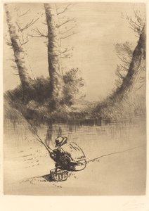 垂钓者 作者 阿方斯·莱格罗斯（Alphonse Legros）