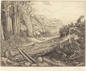 在樵夫之家 (Chez les bucherons) 作者 阿方斯·莱格罗斯（Alphonse Legros）