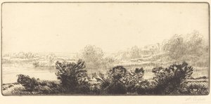 卢瓦尔河岸边的Bord de la Loire。 作者 阿方斯·莱格罗斯（Alphonse Legros）