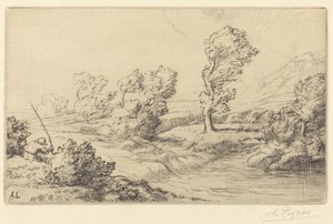 马恩河岸边的Bord de la Marne。 作者 阿方斯·莱格罗斯（Alphonse Legros）