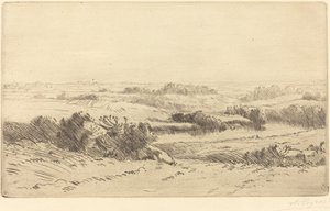 亚纳河岸(Les bords de la Yanne) 作者 阿方斯·莱格罗斯（Alphonse Legros）