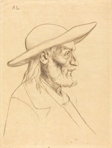 布列塔尼农民 Paysan breton. 作者 阿方斯·莱格罗斯（Alphonse Legros）