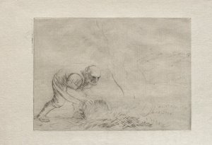 焚烧草地 作者 阿方斯·莱格罗斯（Alphonse Legros）