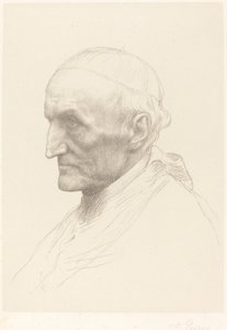 红衣主教曼宁，第二盘 作者 阿方斯·莱格罗斯（Alphonse Legros）