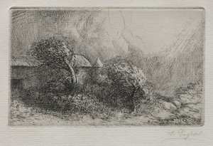 Chailli：暴风雪结束后的愤怒。 作者 阿方斯·莱格罗斯（Alphonse Legros）
