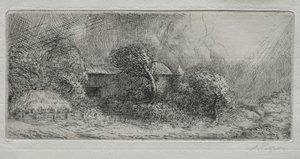 Chailli：金色效果。 作者 阿方斯·莱格罗斯（Alphonse Legros）