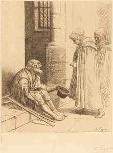 慈善 (La charite) 作者 阿方斯·莱格罗斯（Alphonse Legros）