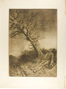 流浪者之死 作者 阿方斯·莱格罗斯（Alphonse Legros）