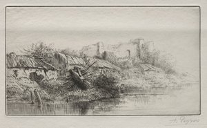 荒芜的村庄 作者 阿方斯·莱格罗斯（Alphonse Legros）