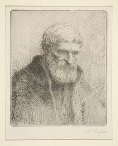 Etude de vieillard（老人研究） 作者 阿方斯·莱格罗斯（Alphonse Legros）