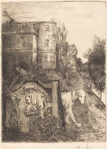 Ex-Libris Edwin Edwards。 作者 阿方斯·莱格罗斯（Alphonse Legros）