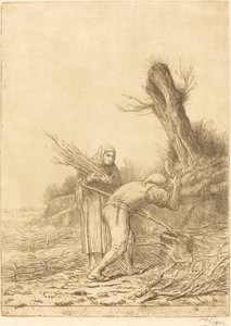 炉渣制造者(Les faiseurs de fagots) 作者 阿方斯·莱格罗斯（Alphonse Legros）
