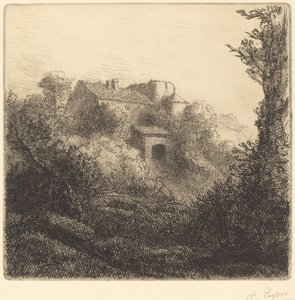山上的农场 作者 阿方斯·莱格罗斯（Alphonse Legros）