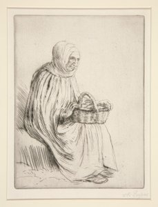 市场女性 作者 阿方斯·莱格罗斯（Alphonse Legros）