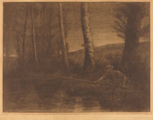 拉网渔夫 作者 阿方斯·莱格罗斯（Alphonse Legros）