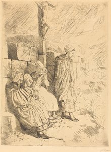 渔妇 作者 阿方斯·莱格罗斯（Alphonse Legros）