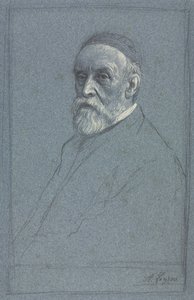 乔治·弗雷德里克·沃茨（RA） 1877-1878年。 作者 阿方斯·莱格罗斯（Alphonse Legros）