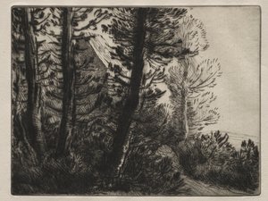 警卫室 作者 阿方斯·莱格罗斯（Alphonse Legros）