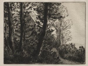 警卫室。 作者 阿方斯·莱格罗斯（Alphonse Legros）