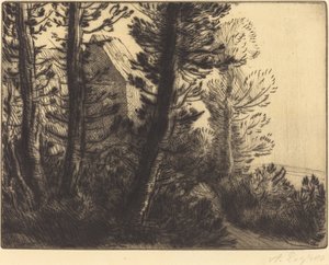 警卫室 警卫的房子。 作者 阿方斯·莱格罗斯（Alphonse Legros）
