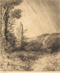 阵风 Le coup de vent. 作者 阿方斯·莱格罗斯（Alphonse Legros）