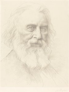 H.W. Longfellow, 2nd plate. 作者 阿方斯·莱格罗斯（Alphonse Legros）