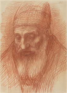 牧师的头。 作者 阿方斯·莱格罗斯（Alphonse Legros）