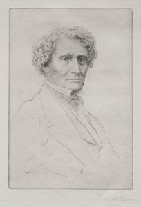 赫克托·贝利奥兹（Hector Berlioz）。 作者 阿方斯·莱格罗斯（Alphonse Legros）