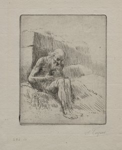 作业第二板。 作者 阿方斯·莱格罗斯（Alphonse Legros）