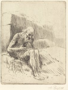 工作，第二盘。 作者 阿方斯·莱格罗斯（Alphonse Legros）