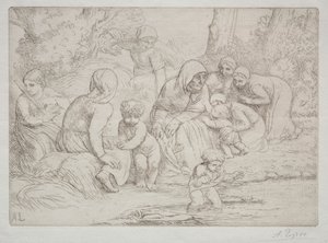 夏季 作者 阿方斯·莱格罗斯（Alphonse Legros）