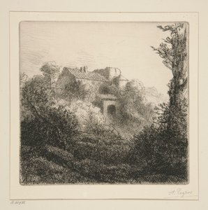 山上的农场 作者 阿方斯·莱格罗斯（Alphonse Legros）
