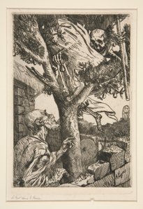 梨树之死 作者 阿方斯·莱格罗斯（Alphonse Legros）